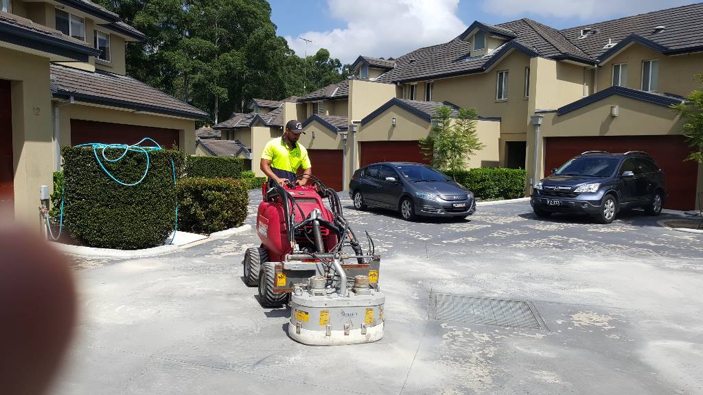 Concrete grinding preparation Castle Hill