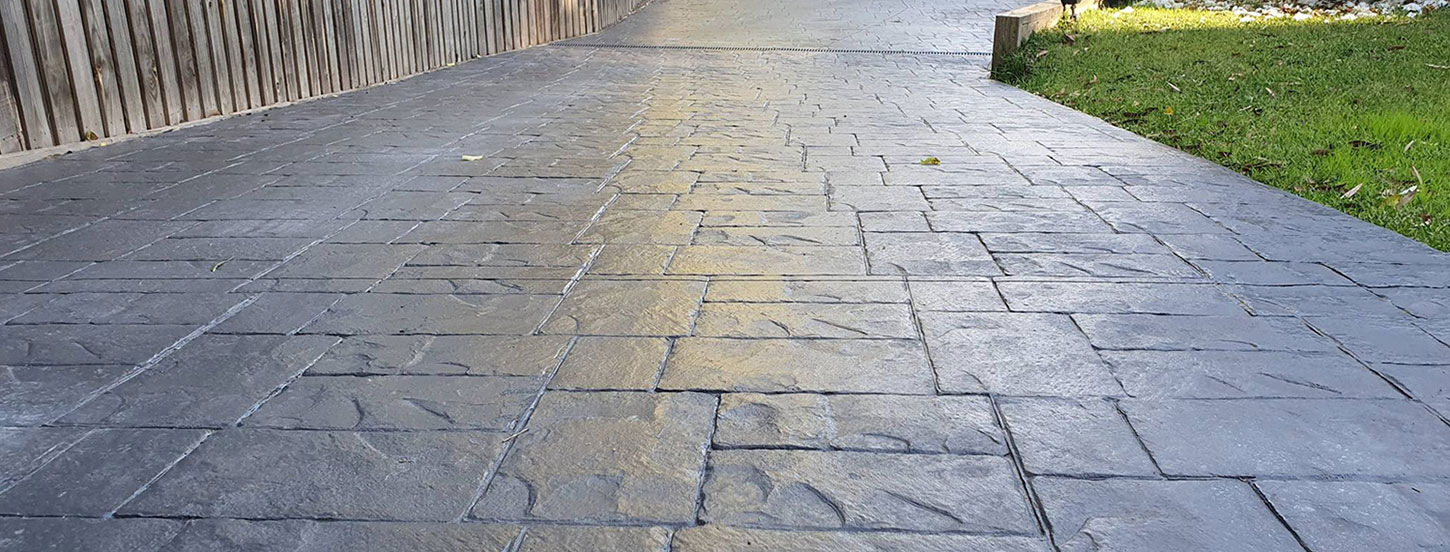 Stamped concrete in St Ives